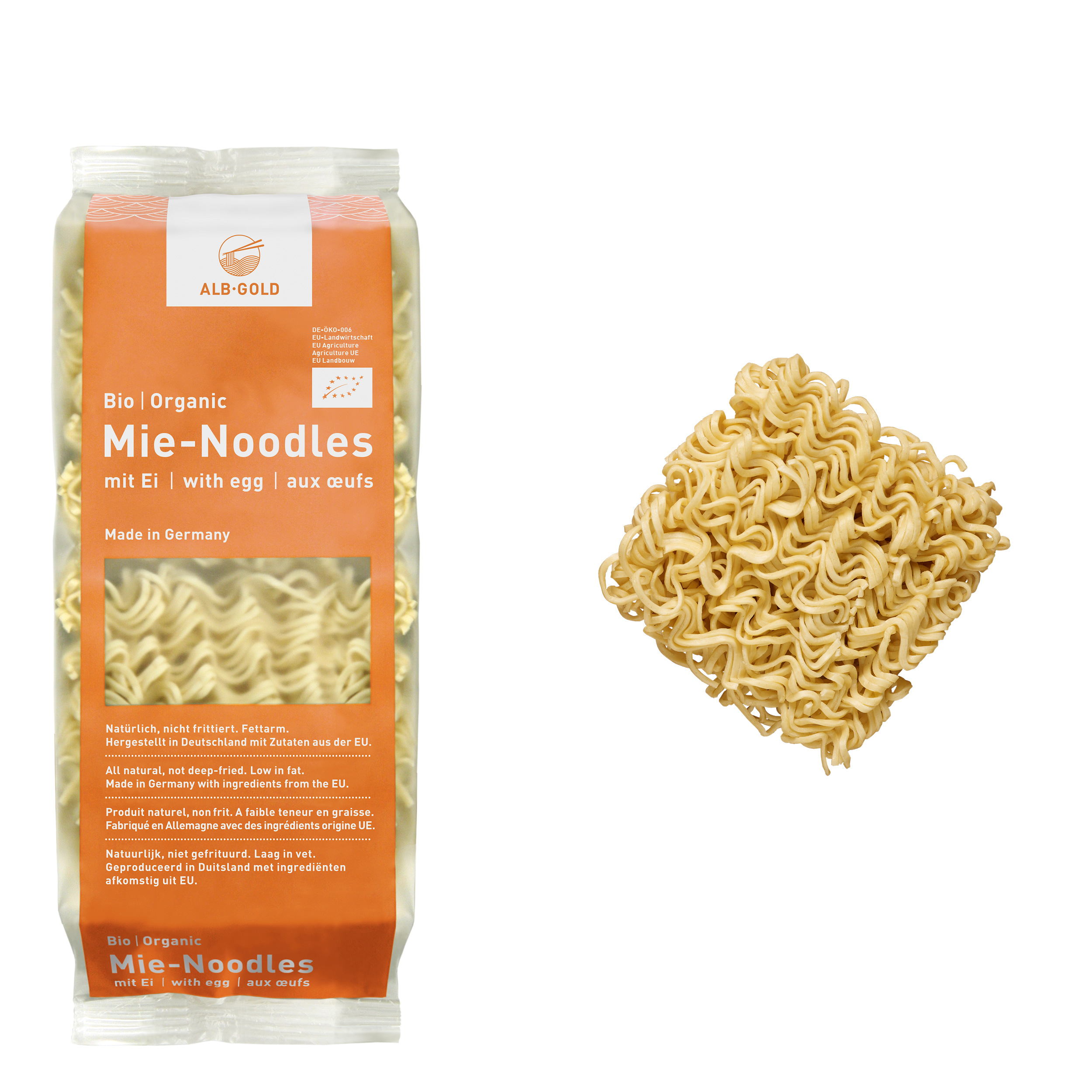 Bio Mie-Noodles mit Ei